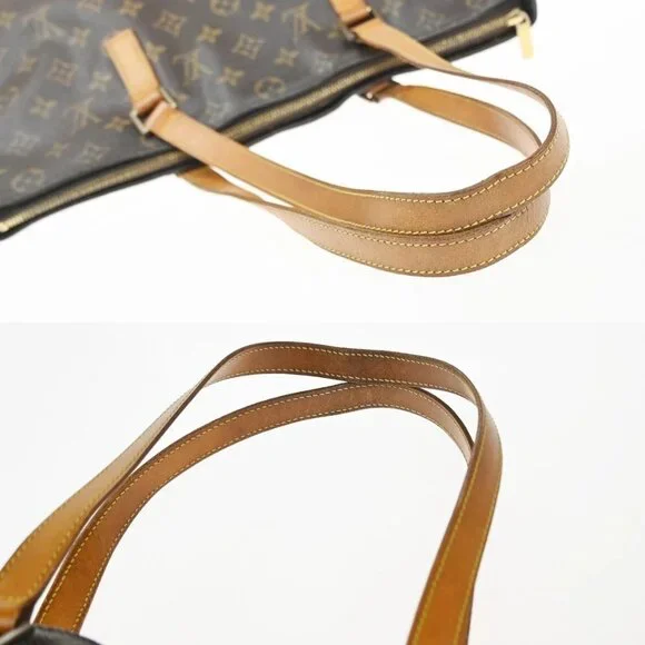 LOUIS VUITTON Cabas Mezzo Shoulder Bag Monogram Leather Brown M51151 34EG306 - Picture 15 of 16